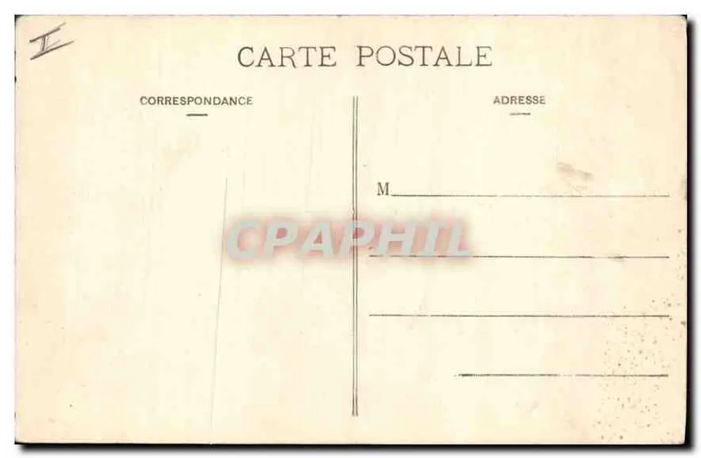 Aix-en-Provence — Quelle warme Wasser — Cours Mirabeau — Sammlung D. Mathieu, Aix-en-Provence - Rückseite
