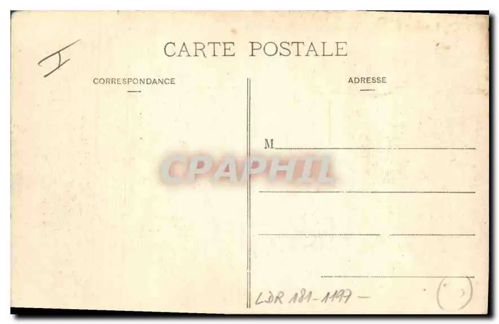AIX-en-PROVENCE — Quelle zur warmen Wasserquelle — Cours Mirabeau — Verleger Martinet, Aix - Rückseite