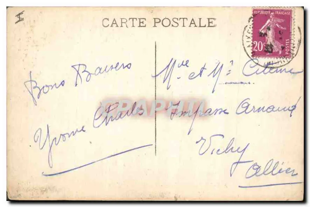 Aix-en-Provence — Quelle des warmen Wassers — Verlag Papeteries Bouis - Rückseite