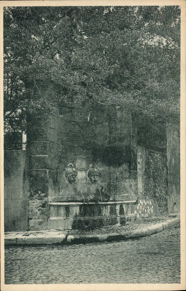 Fontaine d'Argent — Aix-en-Provence — J. Gouillard, Editor, Aix-en-Provence - Frente