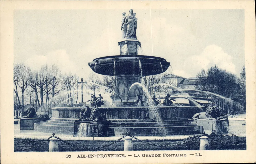 Aix-en-Provence — La Grande Fontaine — LL - Recto