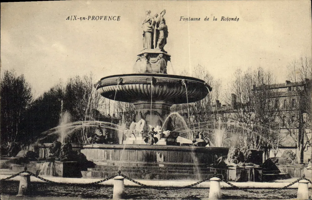 Aix-en-Provence — Fontaine de la Rotonde — Verlag unbekannt - Vorderseite