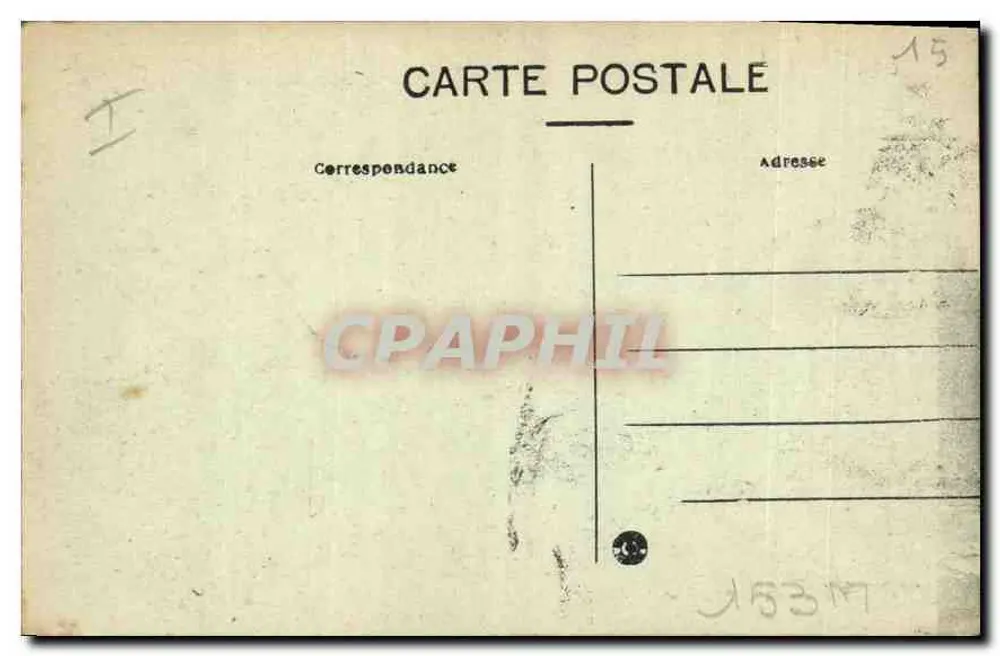 Aix-en-Provence — Fontaine de la Rotonde — Verlag unbekannt - Rückseite