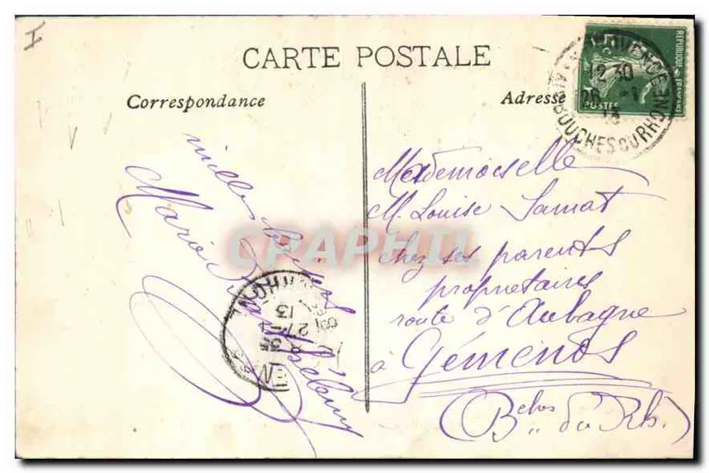 Aix-en-Provence — La Fontaine — J.B. Boris, Edit. - Verso