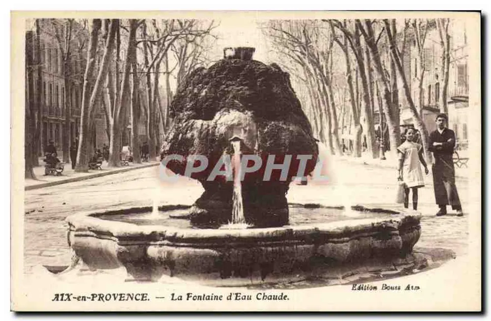 AIX-en-PROVENCE — Die Warmwasserquelle — Edition Bouss Aîné - Vorderseite