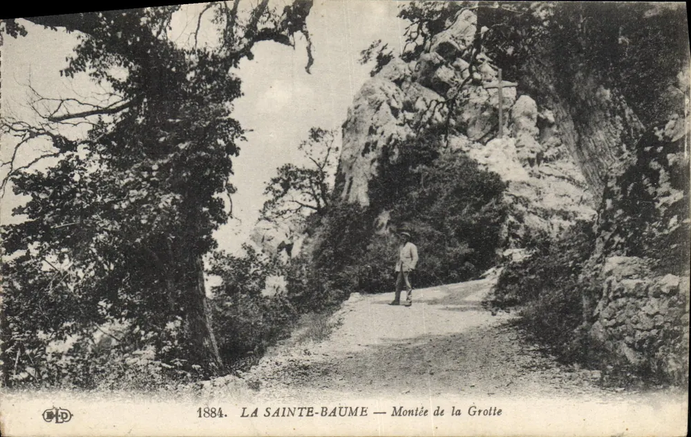A Santa Bauma — Subida para a Gruta — Editor CHPD, n° 1884 - Frente