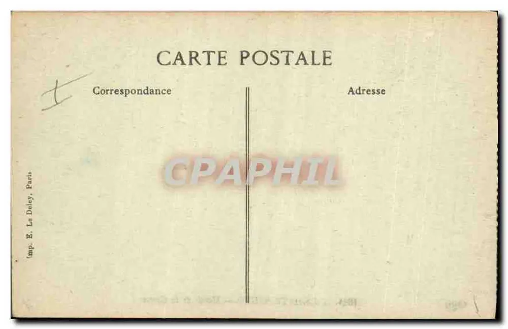 A Santa Bauma — Subida para a Gruta — Editor CHPD, n° 1884 - Verso