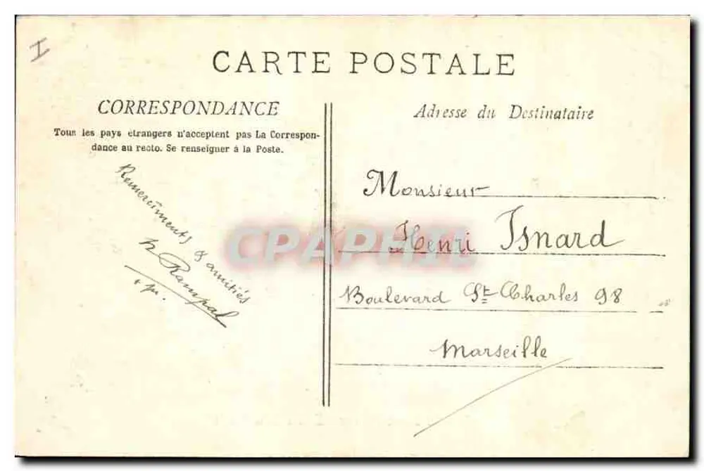 La Santa-Béaume - Entrada da Gruta — Fototipia E. Laseour-Marcache, n°483 - Verso
