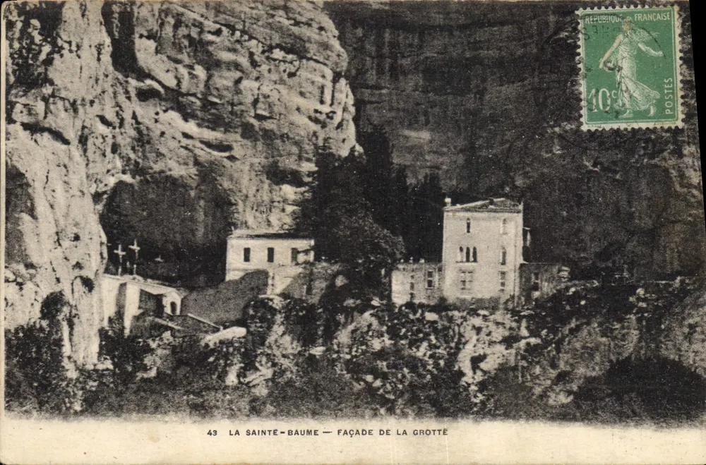 La Sainte-Baume — Fachada da Gruta — Editora : - Frente