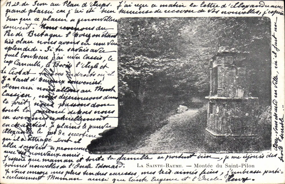 La Sainte-Baume — Subida do Santo Pilon — Editor não identificado - Frente