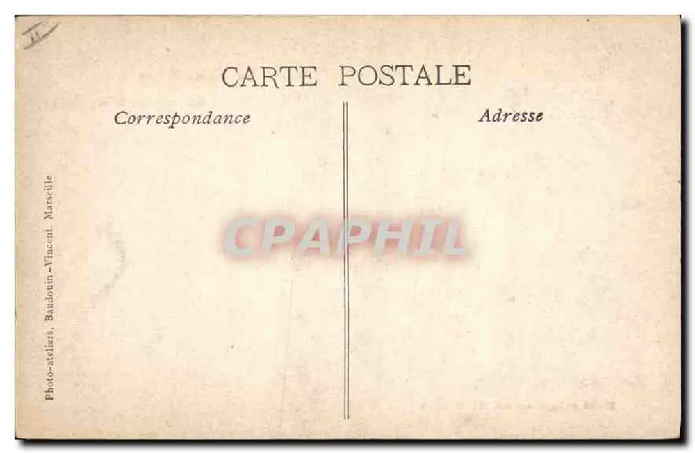 La Sainte-Baume — A Subida da Gruta — Photo-ateliers Baudouin-Vincent, Marselha - Verso