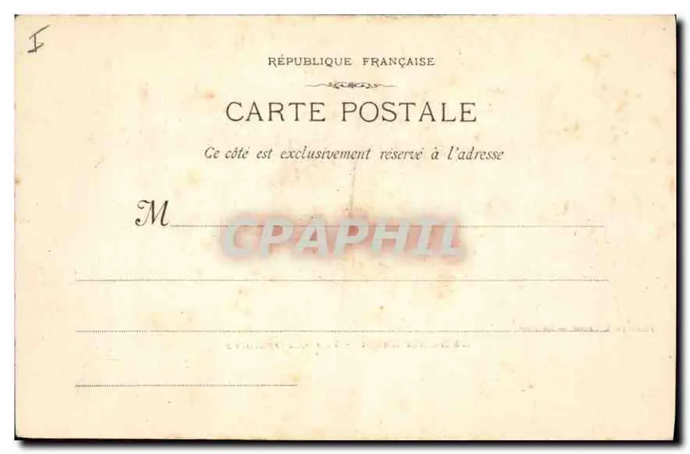 A Santa Bauma - A Oratória — ruínas na floresta — Fototipia F. Lecoeur, Alpes-Maritimes, n°479 - Verso