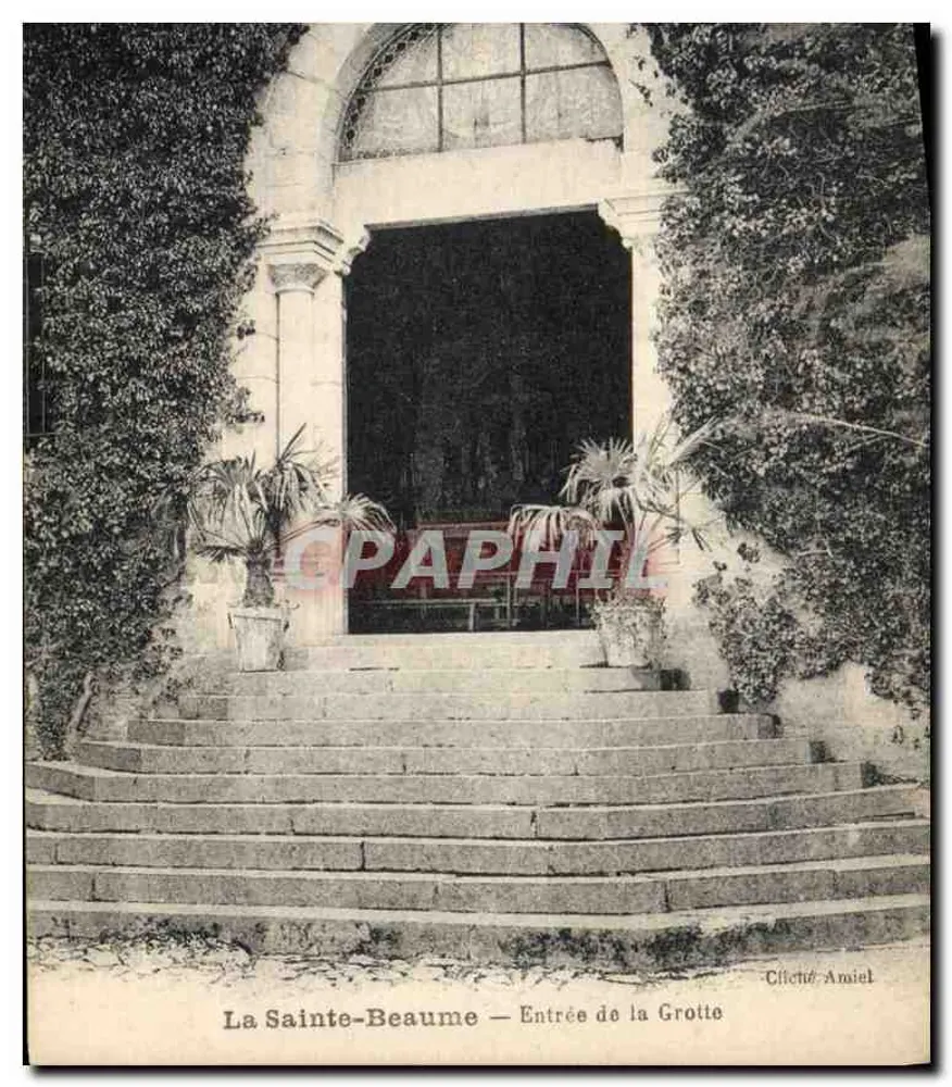 La Sainte-Beaume — Entrada da Gruta — Cliché Amiel - Frente