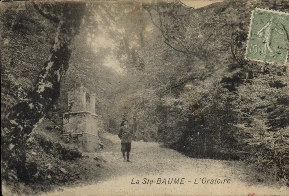 La Ste-BAUME - L'Oratoire — éditeur non visible, n° de série non lisible - Frente