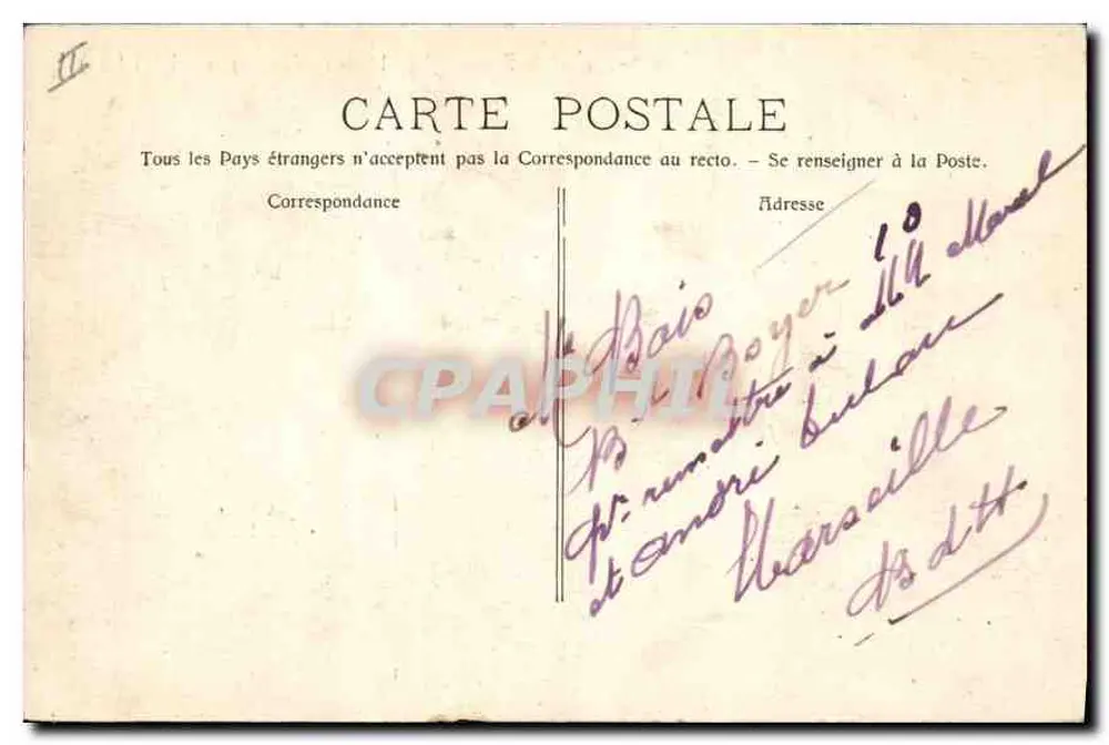 La Sainte-Baume - Le St-Pilon (Vue prise sur le Plateau) — n° 921 — éditeur non visible - Verso