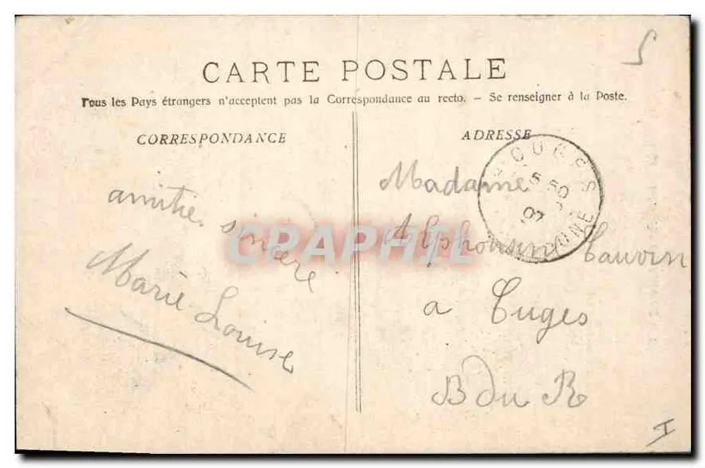 A Santa Baume - Chegada à Gruta — Fototipia E. Lâcour, Marselha, n° 905 bis - Verso