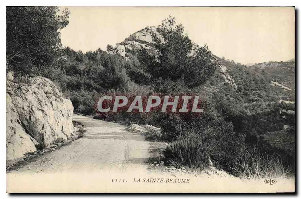 La Sainte-Beaume — widok z drogi i krajobrazu górskiego — Wydawca ELP, nr 1111 - Awers