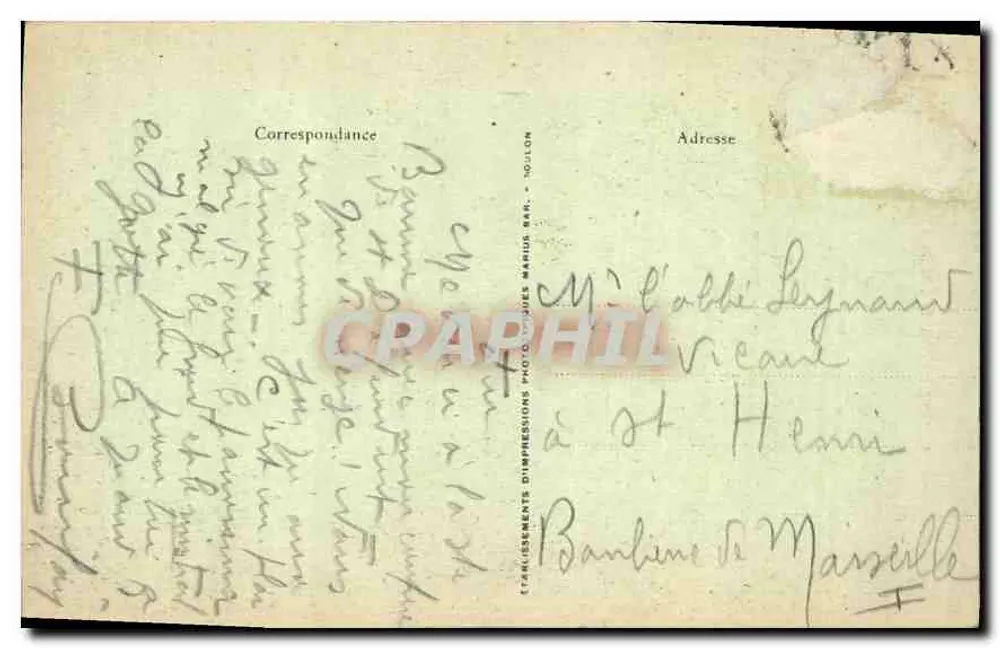 La Sainte-Baume : O Oratório — n°56 — Editor: Tarbes-Impr. d'Impressions - Verso