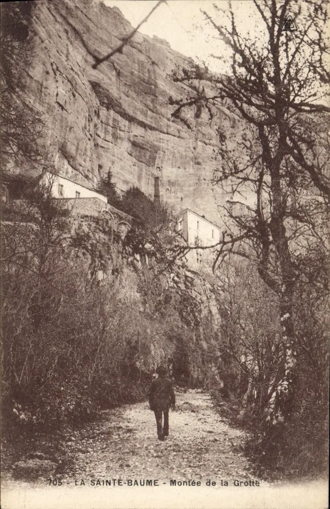 La Sainte-Baume - Subida para a Gruta — editor anônimo, n° 705 - Frente