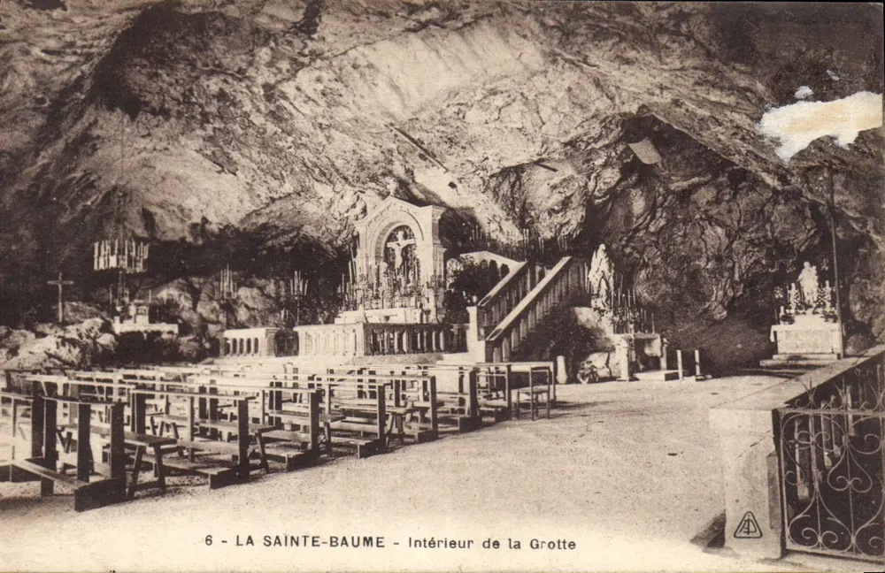 La Sainte-Baume — Interior da Gruta — Editor não identificado, n°6 - Frente