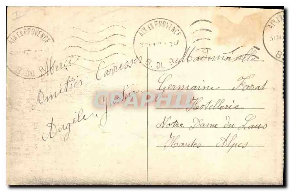 La Sainte-Baume — Vista geral — Editor desconhecido, n° 75 - Verso