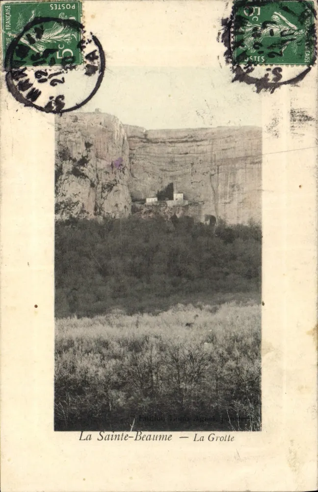 La Sainte-Beaume — A Gruta — Edição Jean Agnès, França - Frente