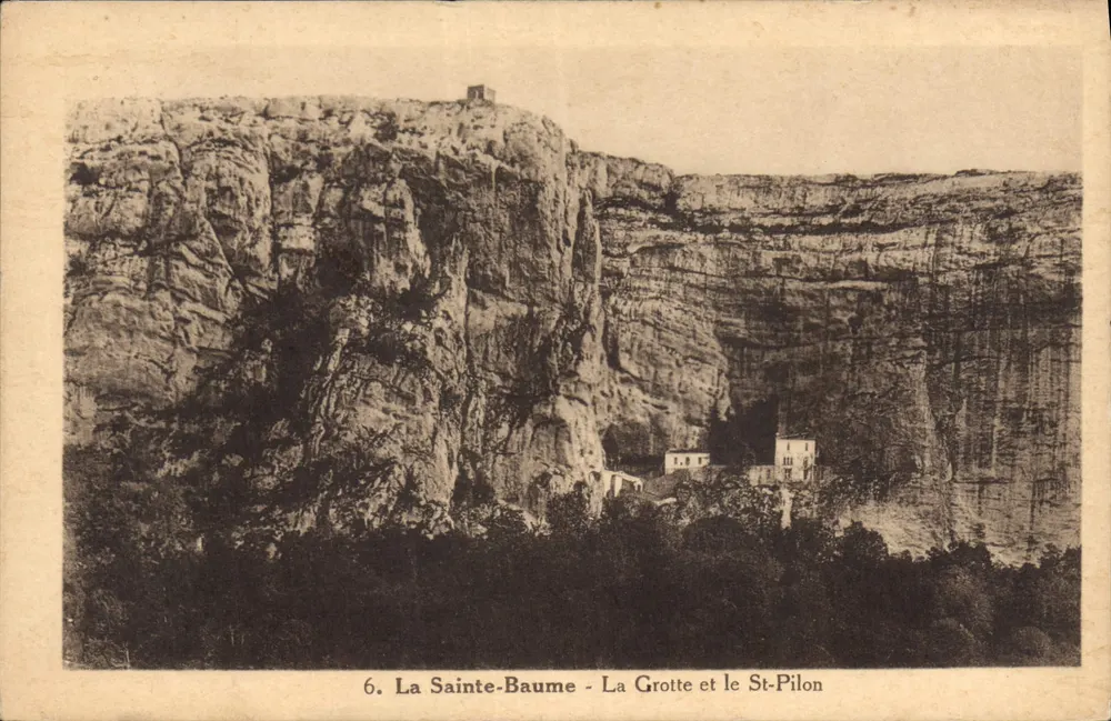 A Sainte-Baume - A Gruta e o Santo Pilon — n°6 — editor não visível - Frente