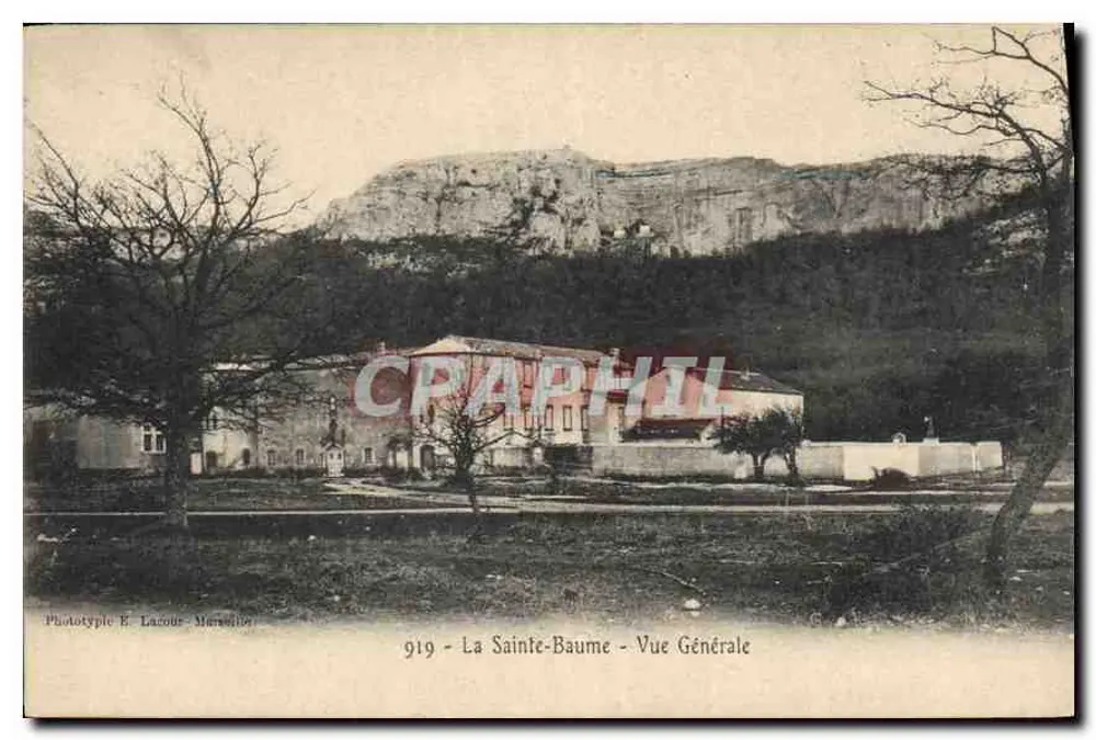 La Sainte-Baume - Vista Geral — Fototipo E. Lazour, Marselha, n° 919 - Frente
