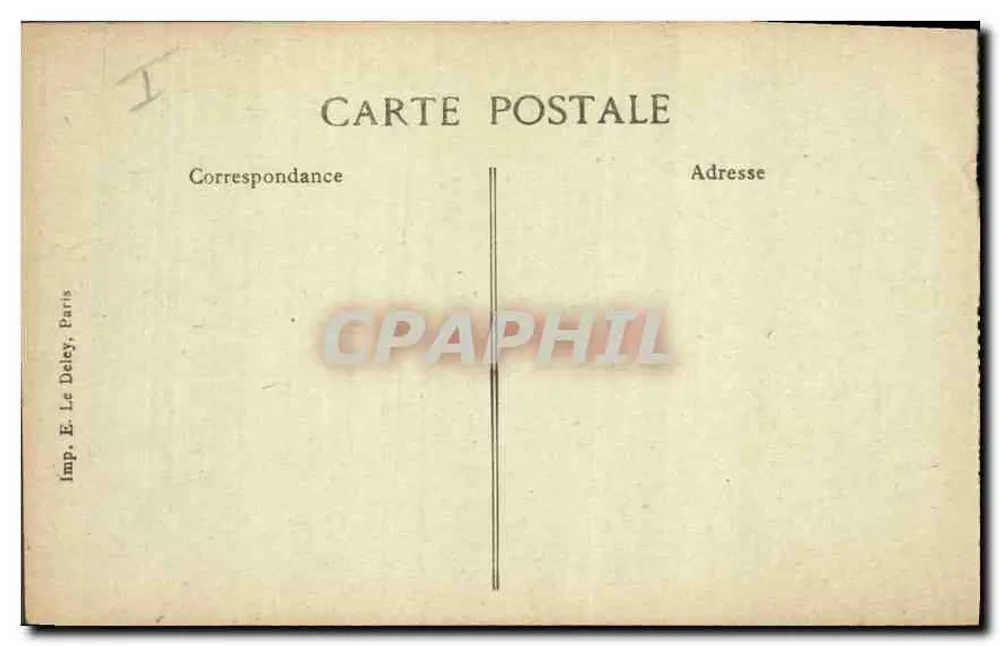 La Sainte-Baume — A Hospedaria — Visão geral — Editor BPD, n° 2674 - Verso