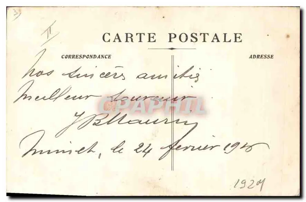 La Sainte-Baume — Chegada à Gruta — editor não identificado, n° 33 - Verso