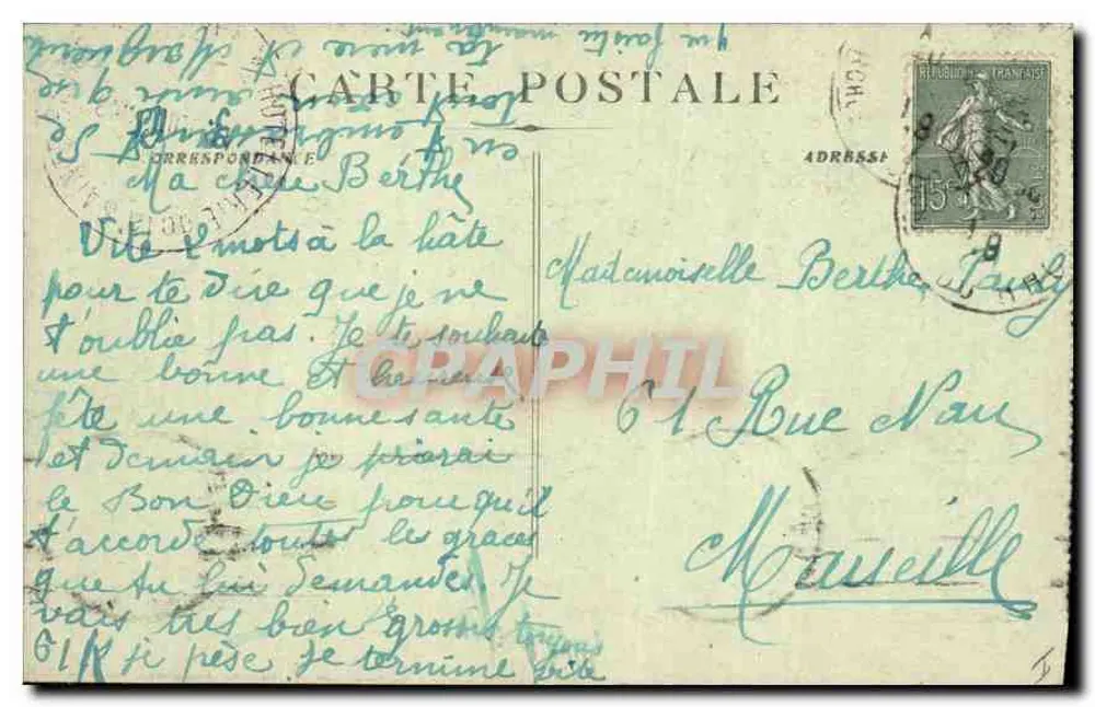 Santa-Baume — A Gruta e o Santo Pilon — Hôtellerie de la Sainte-Baume, St-Zacharie (Var) - Verso