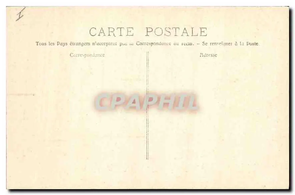 A Sainte-Baume — Entrada da Gruta — P. RUMAT, EDITOR, MARSEILLE, n° 483 - Verso