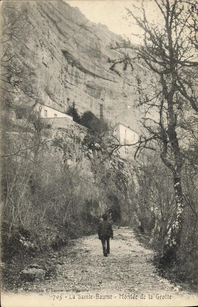 A Santa-Baume - Subida para a Gruta — Montotyne e Lacour, n°705 - Frente