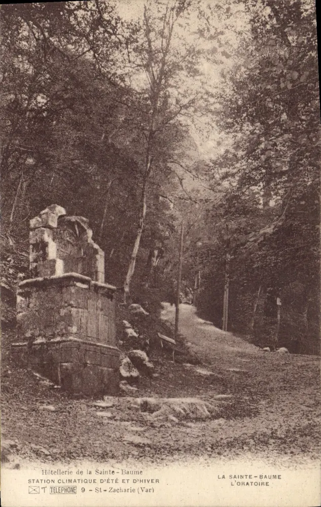 La Sainte-Baume — Hotelaria e estação climática — editor anônimo, n°9 - Frente