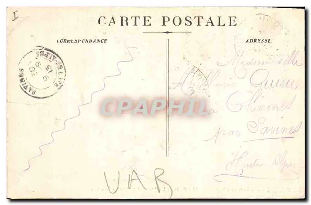 Floresta de La Sainte-Baume — Sous-bois — Si Zacharie (Var) — n°27 - Verso
