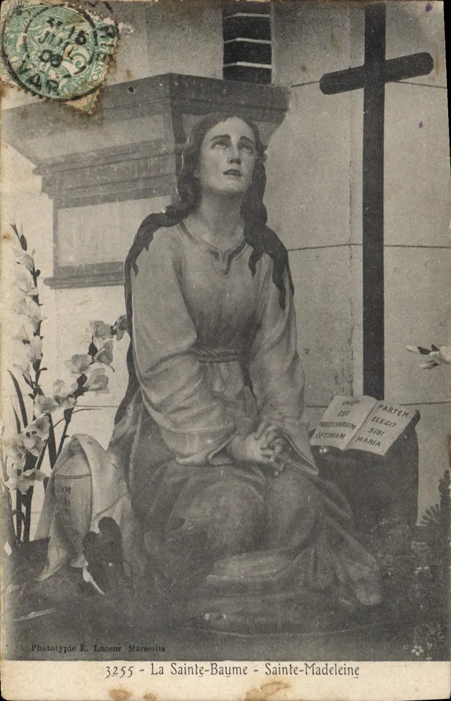 A Sainte-Baume - Santa Madeleine — Fototipia E. Lacour, Marsoule - Frente