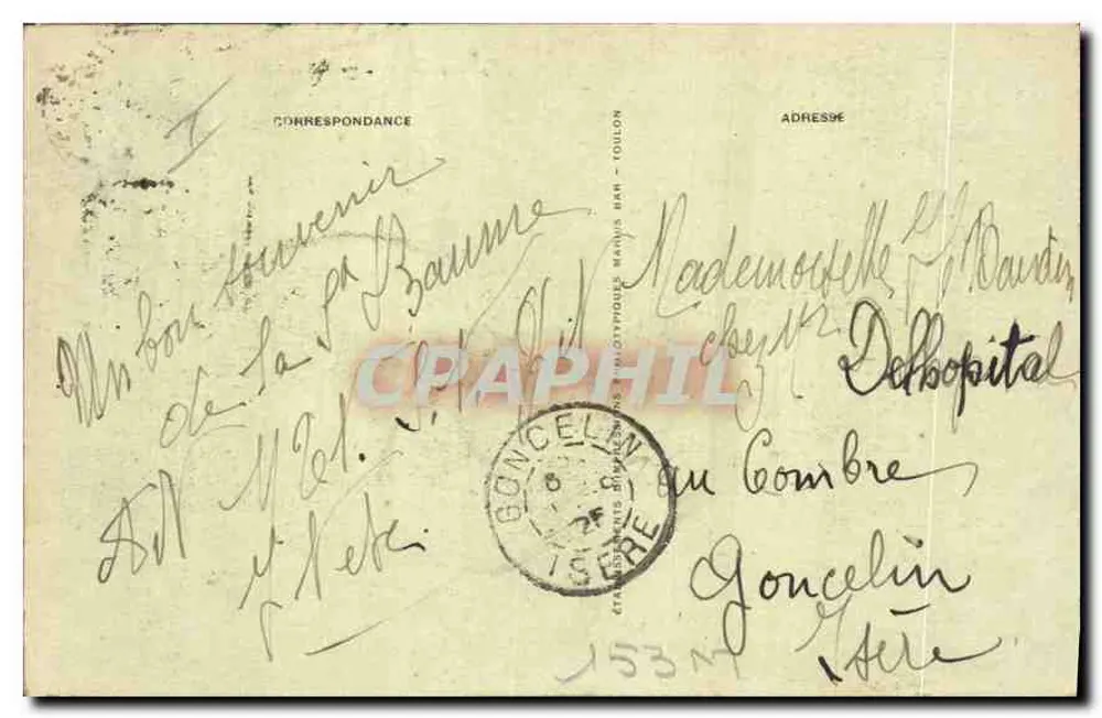 La Sainte-Baume — Vista Geral — Editor desconhecido, n° 75 - Verso