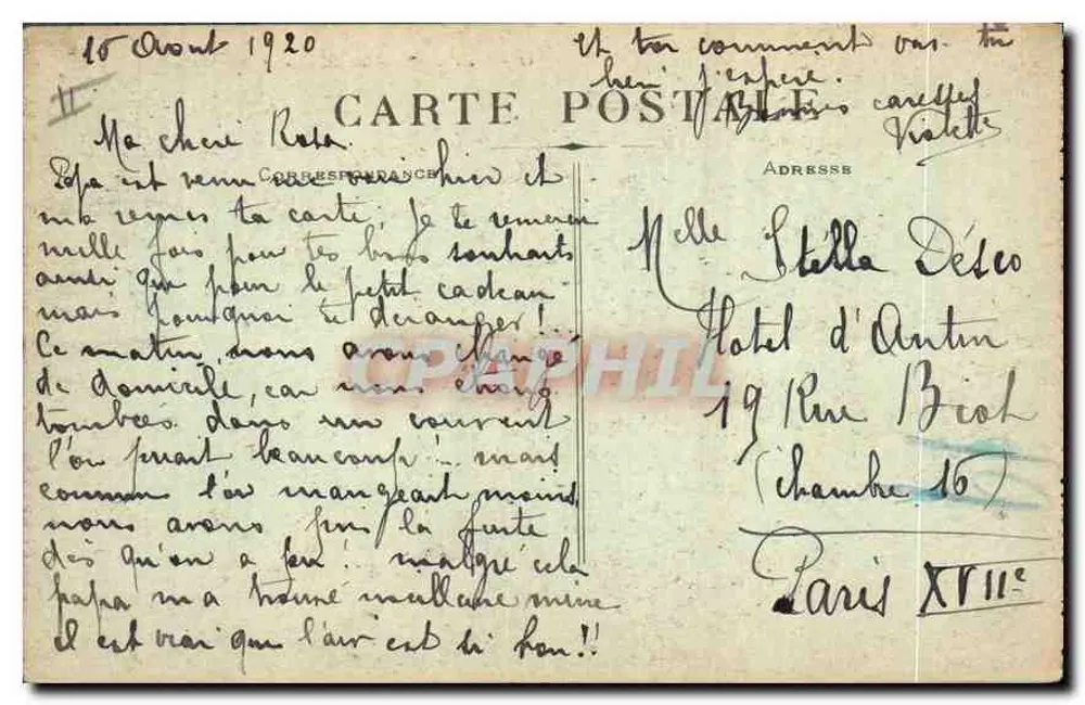 A Santa-Baume — Vista Geral — Editor desconhecido, n° 17 - Verso
