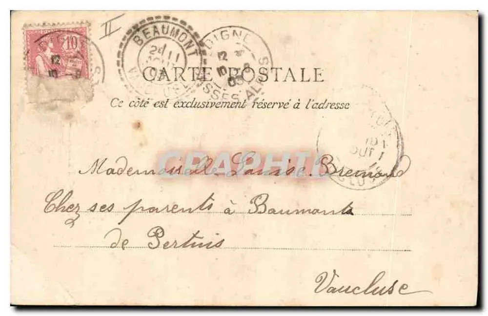 Sainte-Baume — A Floresta — P. Ruat editor n°55 - Verso