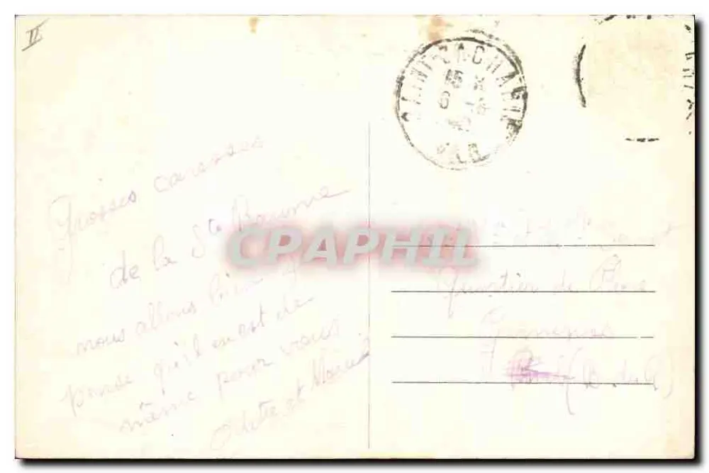La Sainte-Baume — Vista geral — Editor anônimo, n° 75 - Verso