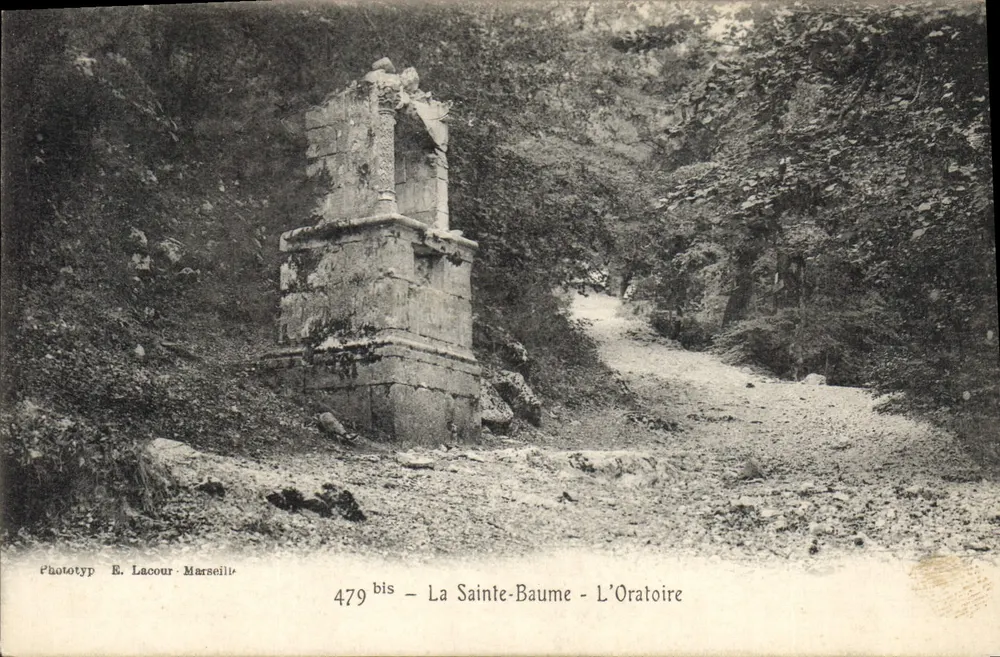 La Sainte-Baume - L'Oratoire — Phototyp E. Lacour - Marseille, n° 479 bis - Frente