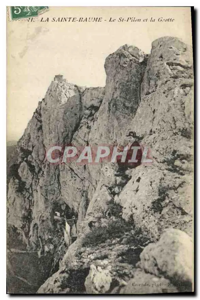 A Santa Bauma - O Santo Pilon e a Gruta — Guénde, fot. M. Villard - Frente