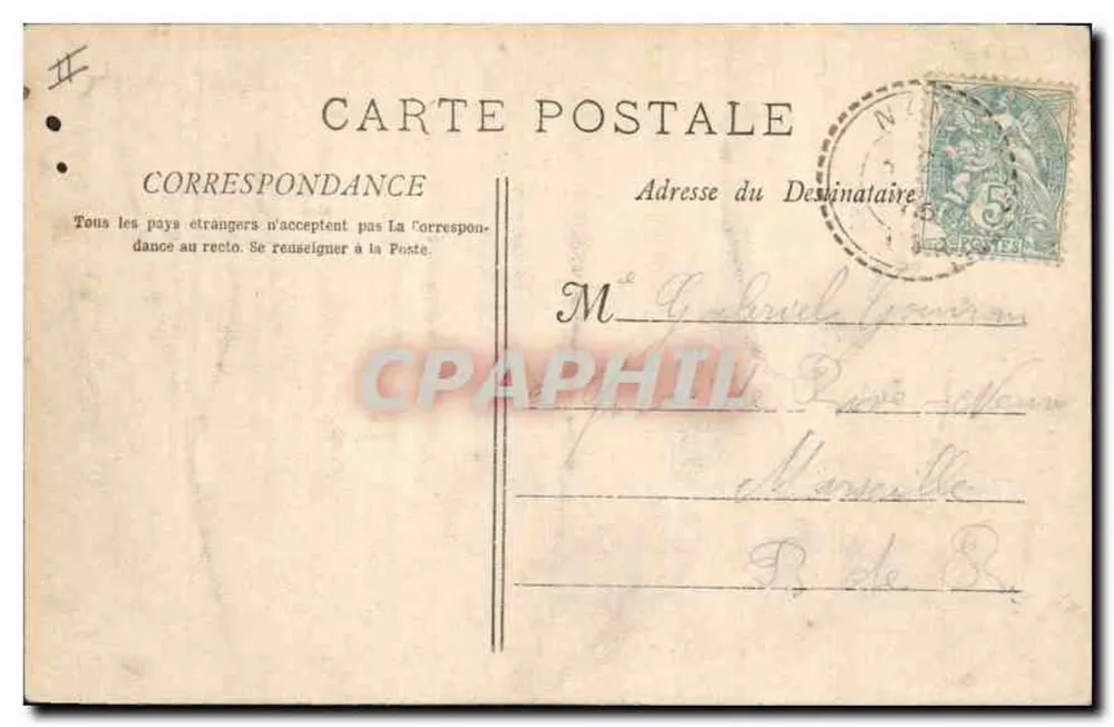 La Sainte-Baume - Vista Geral — Fototipia E. Lacour, Marselha, n° 919 - Verso