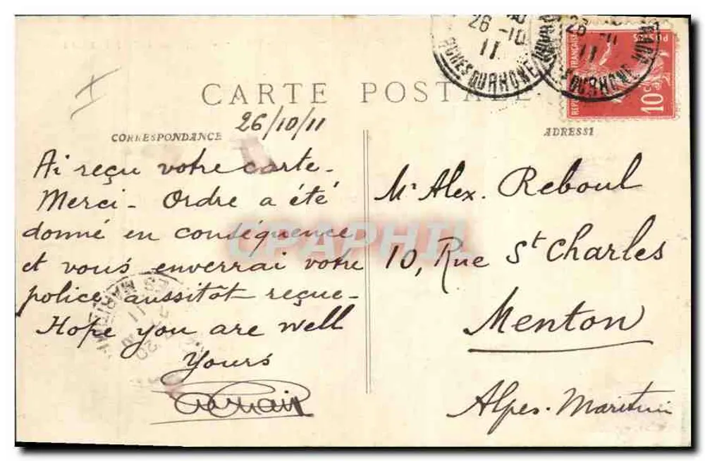 La Sainte-Baume - Le St-Pilon - Ansicht vom Plateau — unbekannter Verlag, Nr. 921 - Rückseite