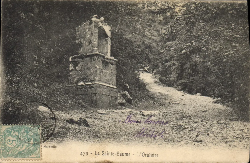 La Sainte-Baume - O Oratório — editor Marseille, n° 479 - Frente
