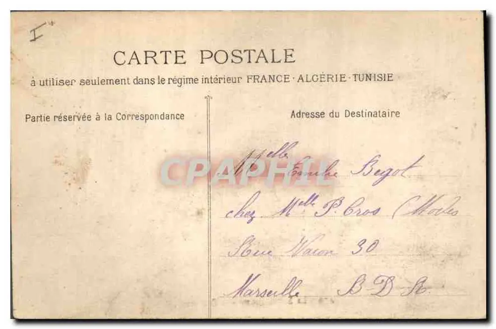 La Sainte-Baume - O Oratório — editor Marseille, n° 479 - Verso