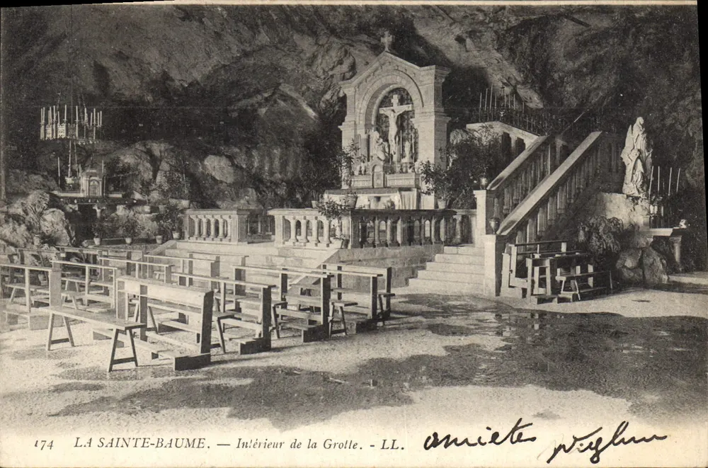 La Sainte-Baume — Interior da Gruta — LL. Anniète Pighin - Frente