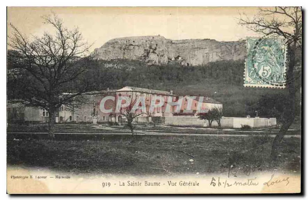 A Santa Bauma — Vista Geral — Fototipo E. Lacom - Marselha - Frente