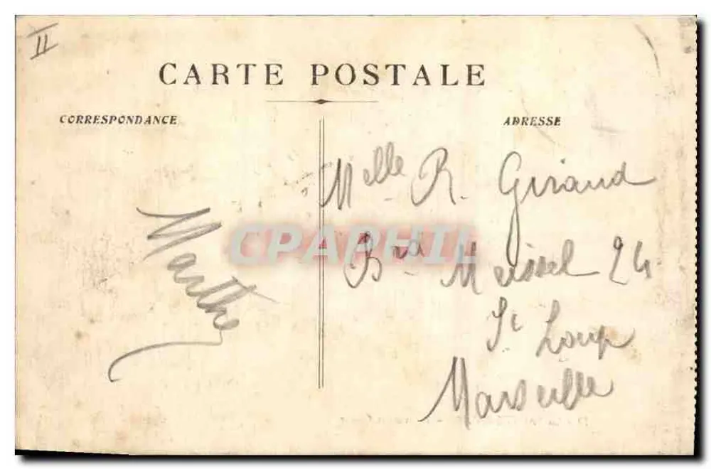 La Sainte-Baume — Restaurante Ginlez — editor desconhecido, n° 39 - Verso