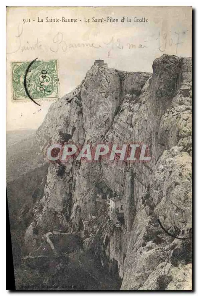 La Sainte-Baume - El Santo Pilon en la Cueva — editor desconocido, n° 911 - Anverso
